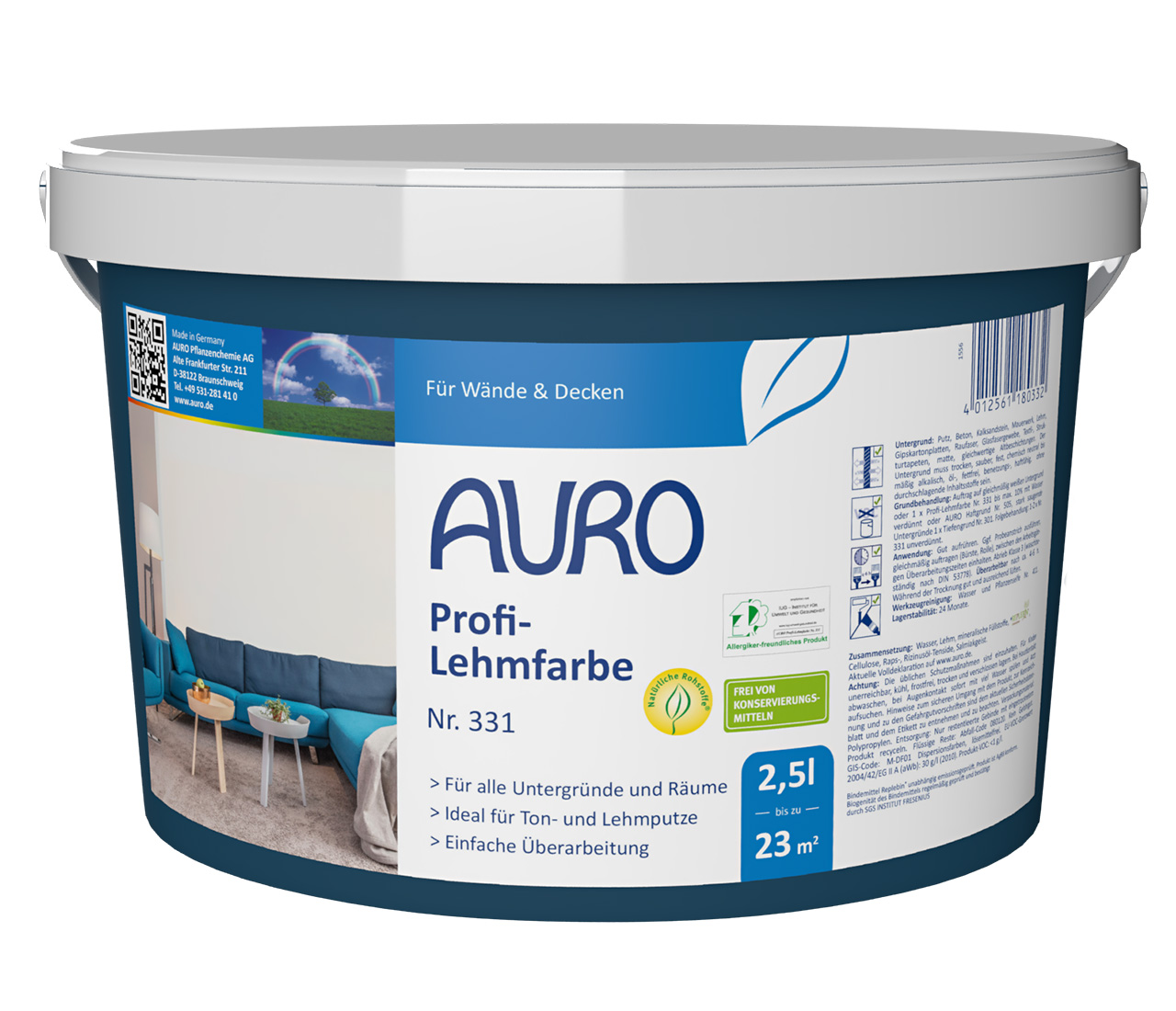 Profi-Lehmfarbe