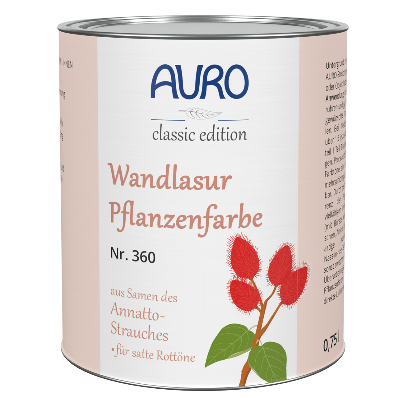 Wandlasur-Pflanzenfarbe