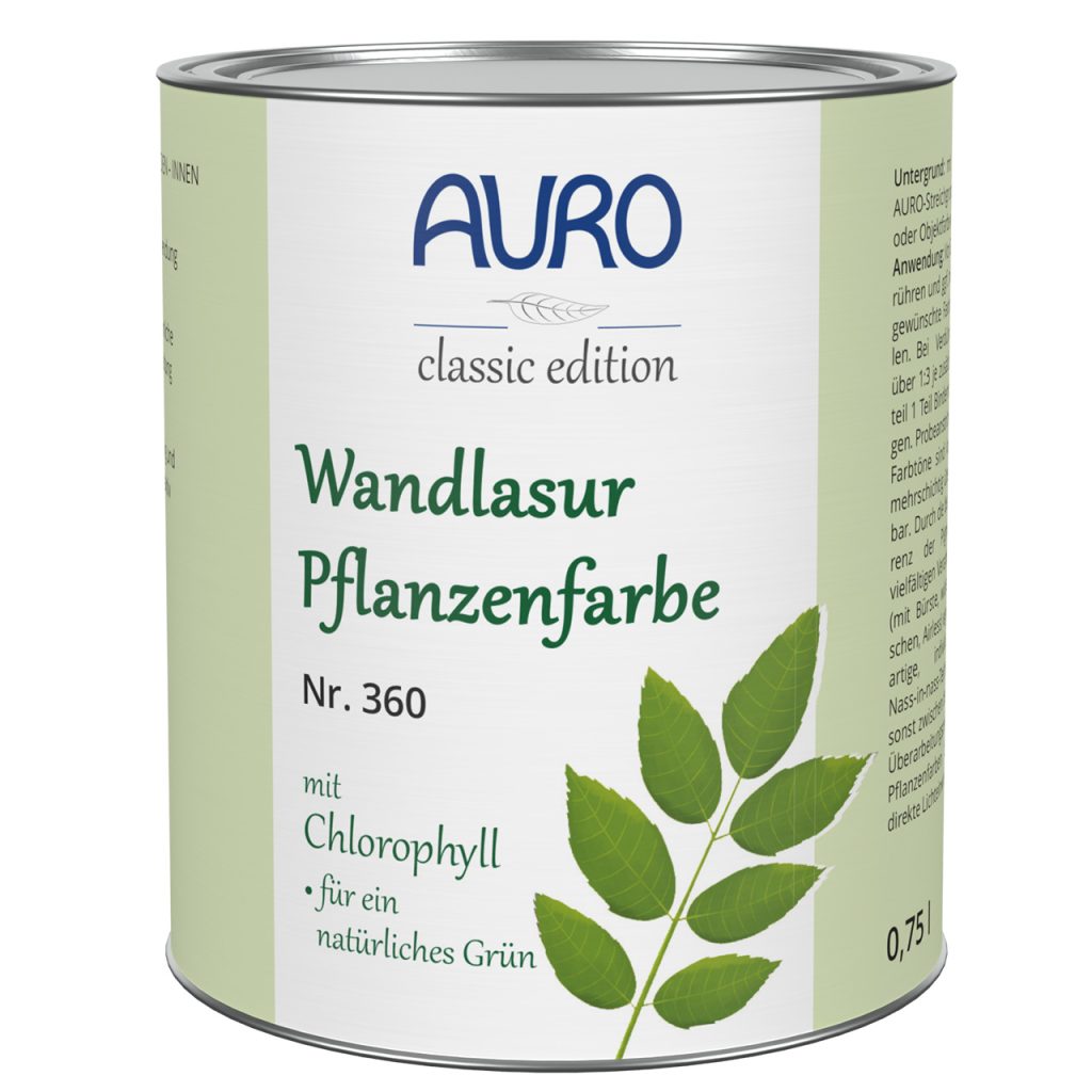 Wandlasur-Pflanzenfarbe