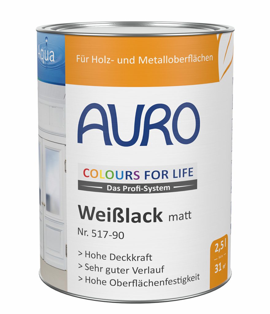 COLOURS FOR LIFE Weißlack, matt